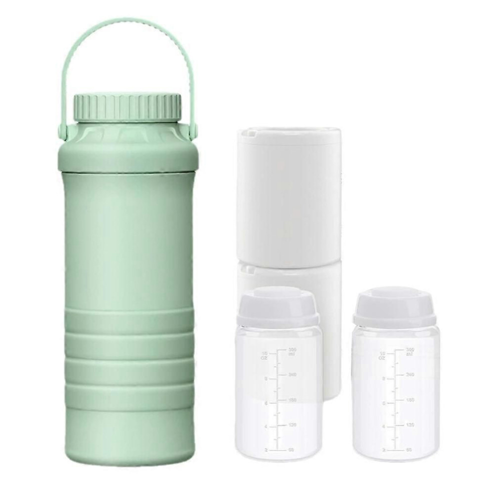 22oz Portable Breast Milk Cooler compatible for Outdoor,360 Total Cooling compatible for 24 Hours,with Baby Bottles compatible for Breastmilk Storage