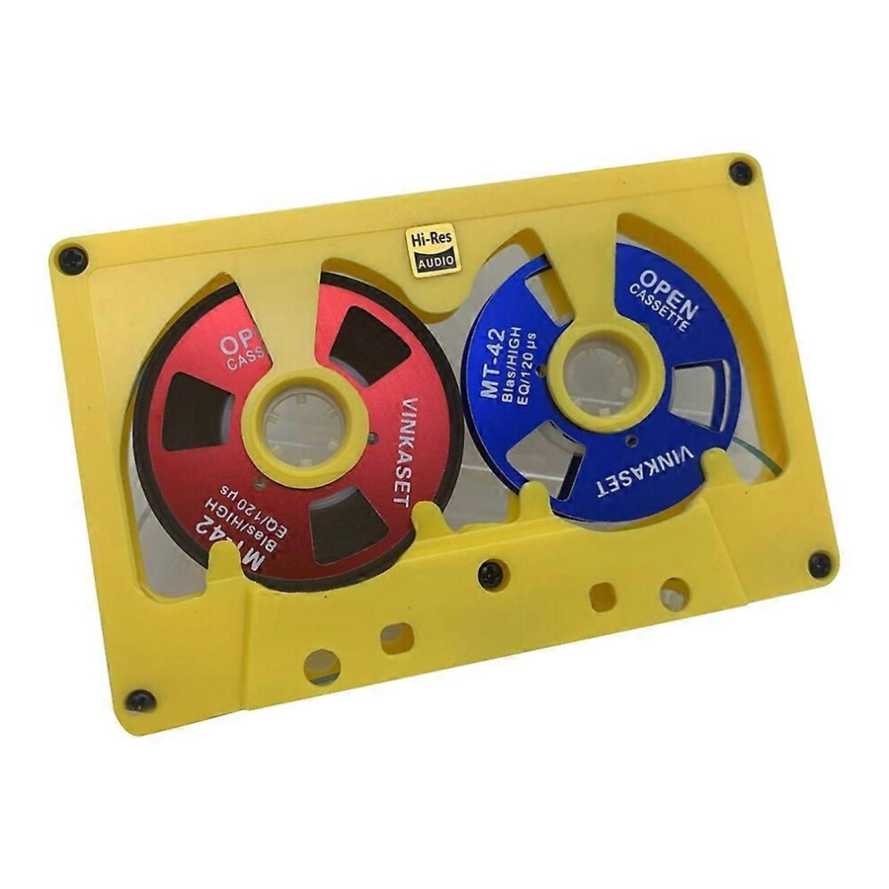 50-Minutes Blank Reel To Reel Tape Cassette Double-Sided Metal Reel Hollow Case Blank Cassette Tape 9409192043870