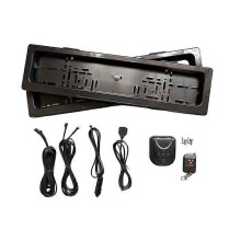 EU License Plate Car License Plate Shutter Car Shutter Cover 2PCS