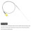 K Type Thermocouple with Plug, Meter Temperature Sensor Probe -50 to 1100C,3.3ft Wire 0.5x150mm 4
