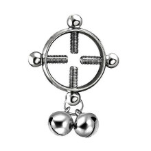 Fashion Piercing Jewelry Women Body Piercing Breast Nail Screw Bell Pendant Fake Nipple Ring Jewelry Stainless Steel Piercing