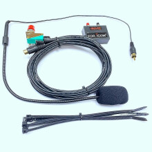 Microfono vivavoce a 8 pin con pulsante PTT da dito, compatibile con le radio ICOM IC2200H IC-2200H