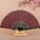 2 Pack Elegant Folding Hand Fan With Artistic Lace Detailing 7