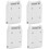 8Pcs Knitting Machine Accessory Claw Weight for  Silver Reed Singer Knitting Machine Diy Handmade Sewing Tools 4