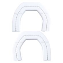 U Shape Trailer Hitch Protective Cover Weatherproof ABS-silver