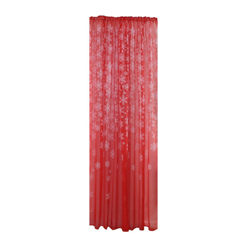 Snöflinga Voile Gardinkappa 80x200cm