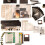 94 τεμάχια κιτ scrapbooking με θέμα vintage φωτογραφίες, κιτ scrapbooking τ 1