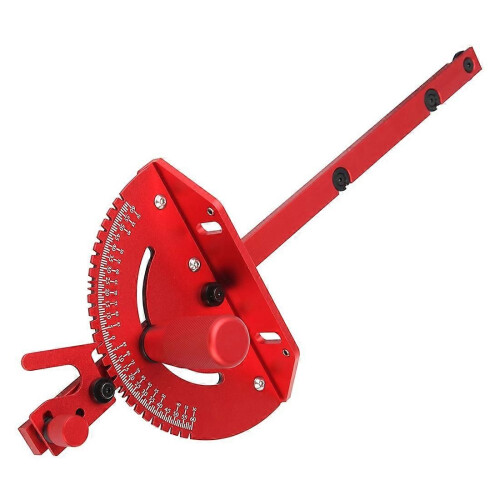 Κόκκινο Miter Gauge Αλουμινίου Λαβή Πάγκοι Επιτραπέζιο Πριό