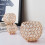 Decorative candle holder with inlaid rhinestones 1