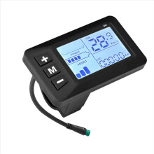 Shockproof Plastic Speedometer Odometer For 24V 36V 48V E Bikes