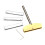 Guitar Fret Press Tool Set with Durable Chrome Inserts for Precise Alignment and Luthier 1