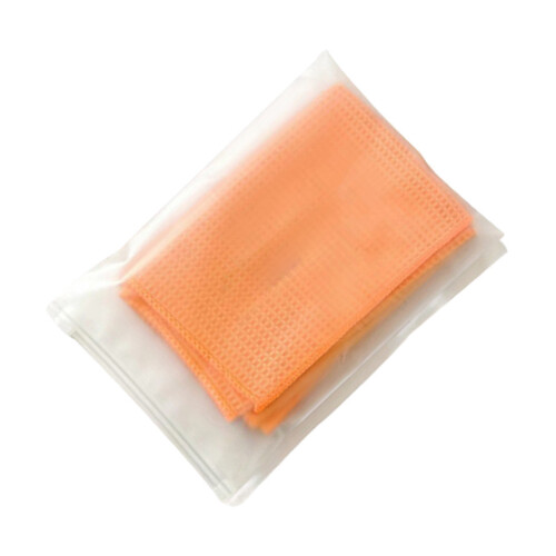 Le chiffon de nettoyage de serviette de séchage de-Orange
