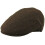 (Brown, M-L) Hawkins Wool Herringbone Flat Cap 1