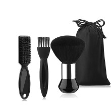 3er-Pack Nackenbürste, Haarschneidemaschine, weicher Nylontrimmer, Rasierer, Reinigungsbürste mit St