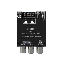 ZK-502T 50Wx2 Στερεοφωνικός Ενισχυτής Αυτοκινήτου Bluetooth Διπ