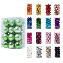 Christmas balls blue 3 cm 24 pieces