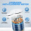 Automatic Soap Dispenser Touchless with Smart Sensor, USB Rechargeable, 4Level Control, 380ml for Kitchen and Bathroom 2