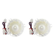 2X EAU64824401 Fan Motor for Refrigerator Evaporator Fan Motor Assembly Replacement Parts EAU61505013 Motor