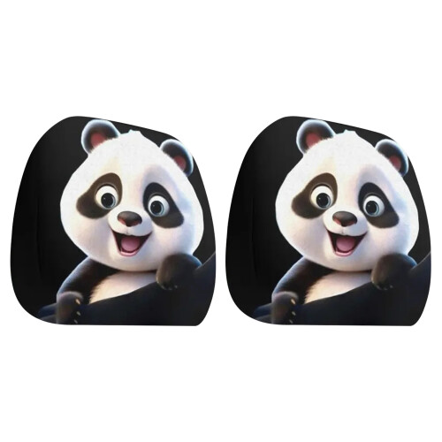 Schattige, grillige cartoon-panda-paar-Type B