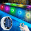 Solcellsdriven nedsänkbar LED-poolbelysning IP68 6-LED 16-färger 1