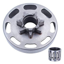 3pcs 325inch 7T Sprocket Clutch Drum W Bearing Kit for 435 435E 440 440E Jonsered CS2240 505 44 15-01