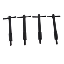 Metal Valves Cover Fastener T Type Nut Bolt T-Bar Valves-Black