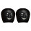 Elastic Car Headrest Covers with Cartoon Faces Washable 1