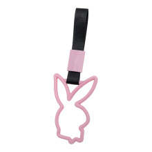 Car Bumper Safety Strap Rabbit Patterned Anti Static-Pink