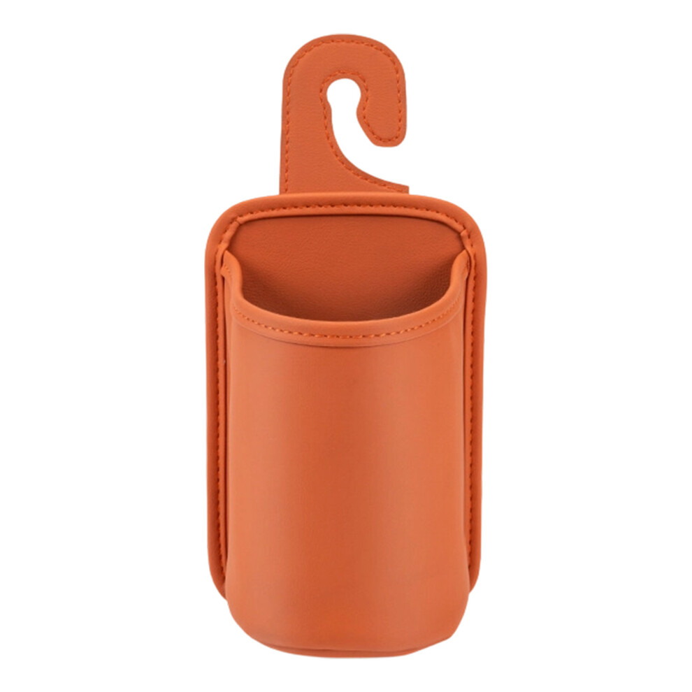 Sturdy Vehicle Seat Hook And Beverage Cup Stand- Orange 7751001347979