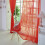 XUNRYAN red sheer living room curtains 1 panel 2