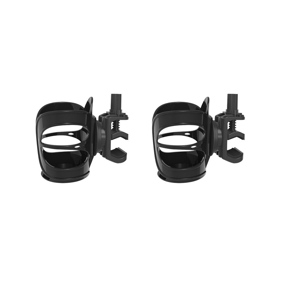 2X Cup Holder, Adjustable Drink Holder Water Bottle Holder Clamp Microphone Stand, Pole, Tube, Tripod, Treadmill Typecat