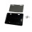 Aluminum Alloy Construction Motorcycle License Plate-Black 1