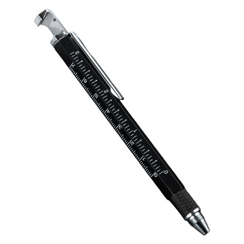 Professioneller 7-in-1-Ingenieurstift mit Lineal,-Schwarz