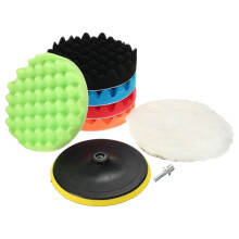 8Pcs Car Waxing Tool 7Inch Sponge Buffing Polishing Pad for
