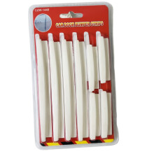 8Pcs Car Door Edge Guard Rubber Trim Prevents Dents &-White