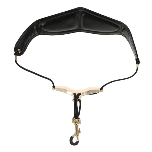 Padded Leather Saxophone Neck Strap Adjustable Fit for Comfort and Secure Hold
