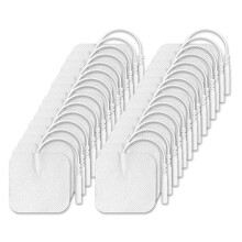 50 Stück Selbstklebende Gel-Elektrodenpads für TENS-Elektromuskelstimulatoren Als Ersatzpflaster für Akupunkturtherapiegeräte