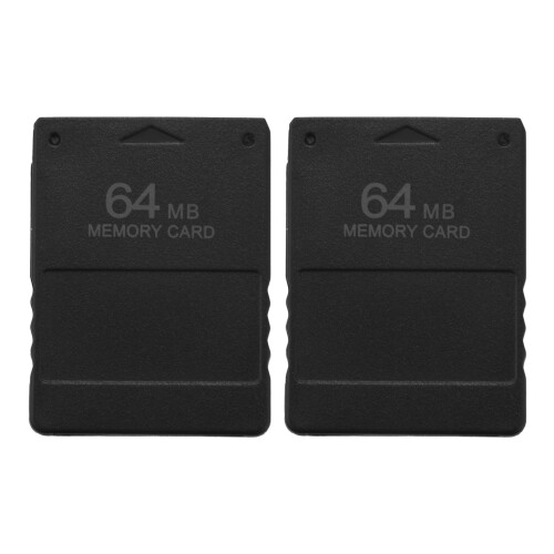 2X New 64MB Memory Save Card for  2 PS2 Console Game