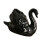 Black White Duck Ceramic Figurine Centerpieces Decors-Black 1 1