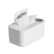 Baby Wet Wipe Heater Warmer with LED Display Wet Towel Dispenser Portable USB Baby Wipe Warmer Napkin Heating Box
