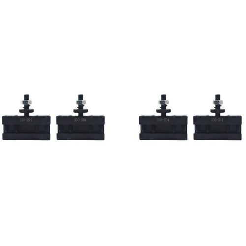 4Pcs 250-201 Quick Change Tool Holder Turning and Facing Tool Holder for Lathe Cutter Cutting Tool Bits