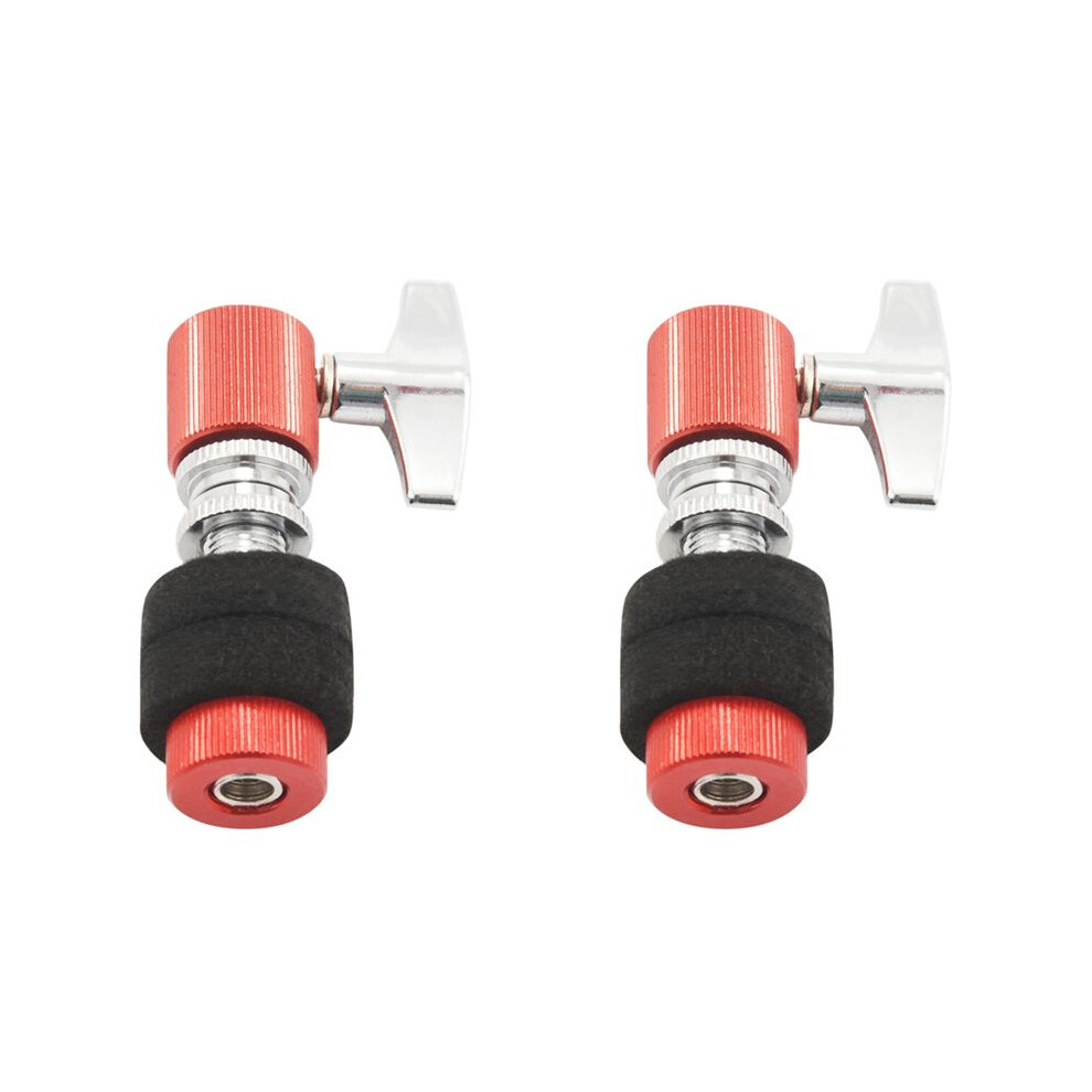 2X Universal Alloy Hi-Hat Clutch For Hi Hat Cymbal Stand Jazz Drum Part Black/Silver/Red 4712234421914