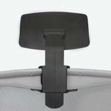 Iron Gray Adjustable Height Tilt Breathable Mesh Headrest Support for Herman Miller Aeron Chair