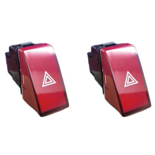 2X Autowaarschuwingslampje Dubbele Knipperende Schakelaar 35510-TA0-J02 voor  Accord Crosstour 08-2013 Storing Emerg Lamp Knop