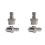 4 Pcs Universal 8mm Quick-Disconnect Plug Adapter, M11x1 Female Thread and External Thread for Carbon Dioxide Adapter 1