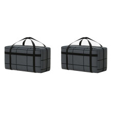 2X Large-Capacity Clothes Quilt Storage Bag Moving Storage Bag Portable Hand-Held Dustproof Luggage Bag 90L