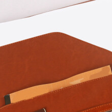 2 Pcs A5 Document Bag File Folder Clipboard Business Office Financial School Supplies, Black & Brown