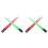 Light  LightSaber Chopsticks Set, 4 Pairs, Red Green 1