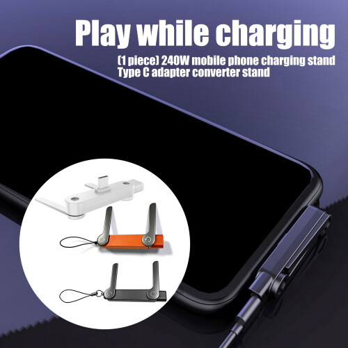 Highly Speed 240W Type C Chargers Phone Stand-Silver 1