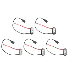 5X Car Power Converter  12V to 5V 3A Voltage Converter with Single USB Adapter Connectors for Phone Charging Car Audio